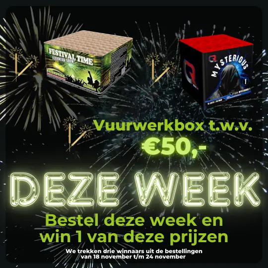 Den bleker 100 jaar vuurwerk actie